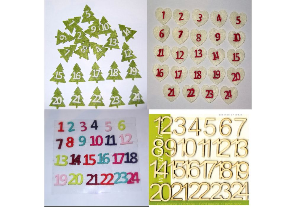 Advent Calendar / Card Numbers 124 Craftmill