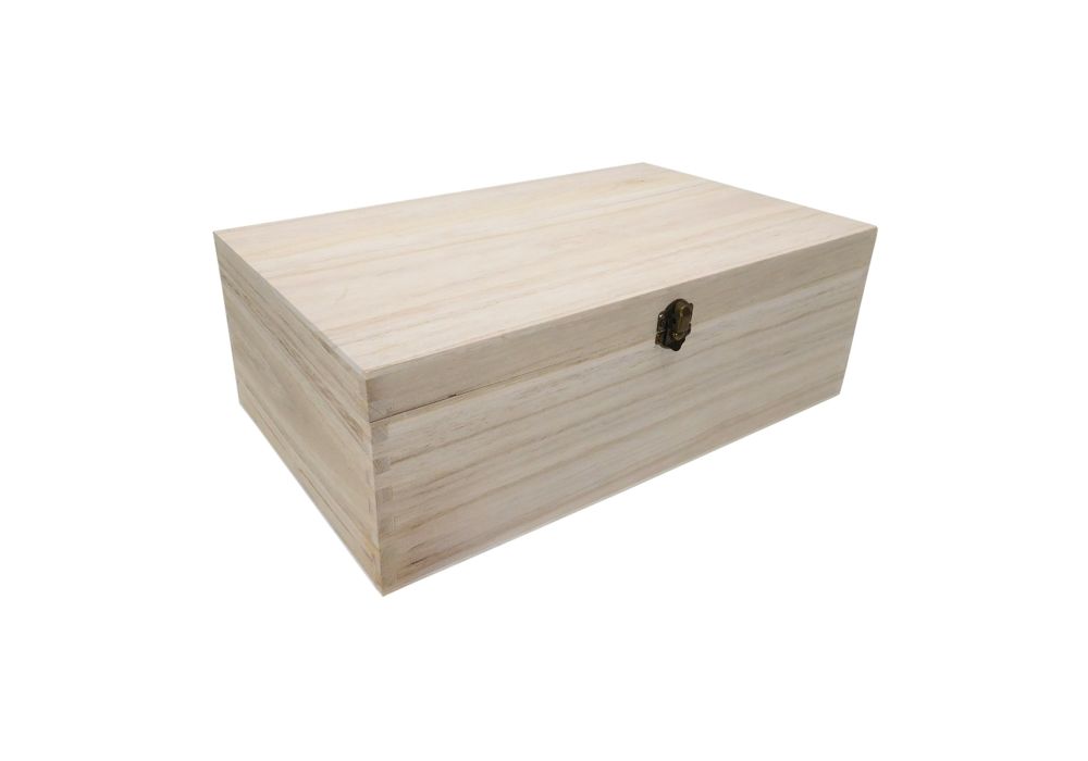 Seconds Quality X Large 36cm rectangular wooden box Craftmill