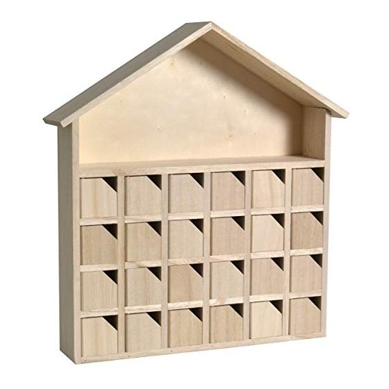 NEW !  HOUSE Shaped Advent Calendar