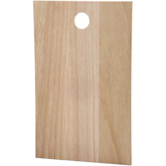 35cm Large Plain Wooden Door Sign / Plate / Plaque with Hole