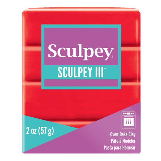 Sculpey III - Red Hot Red