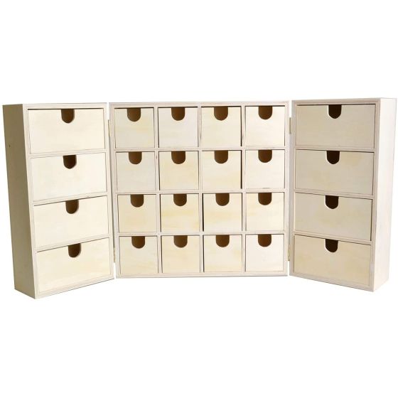 XL 24 Drawer Hinged Book Shaped Advent Calendar