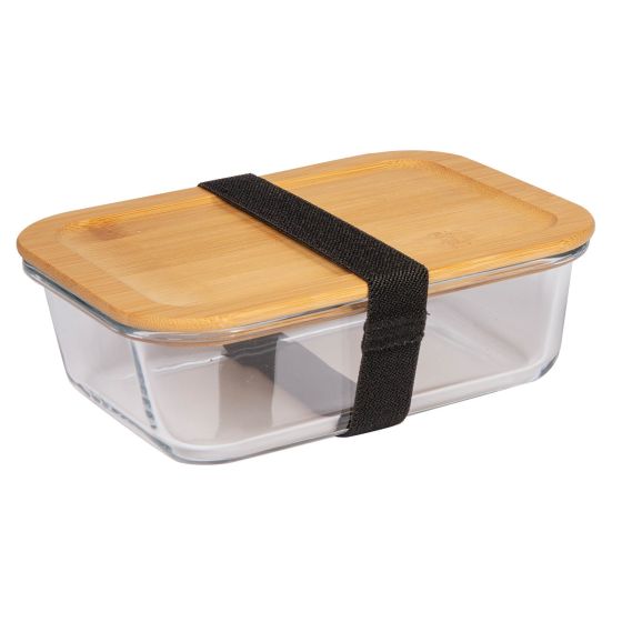 Glass Lunch Box with Bamboo Lid