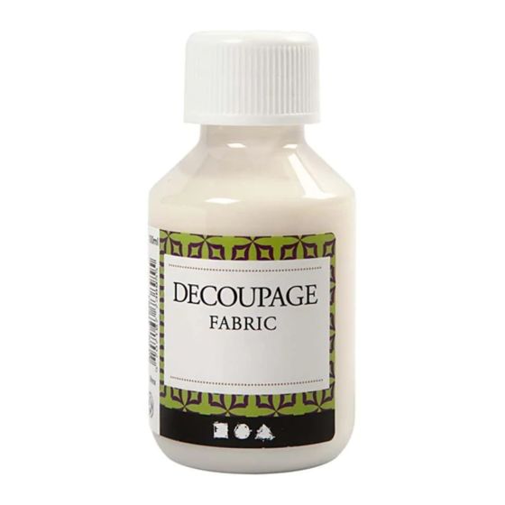 Decoupage Fabric Adhesive & Varnish 100ml