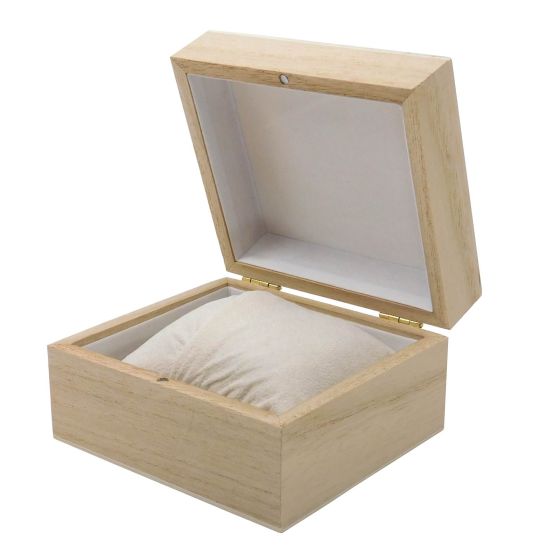 Wooden Watch Box with Display Pillow