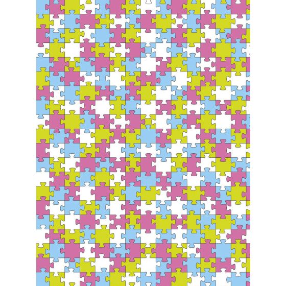 Decopatch Paper C 624 - Jigsaw Design - 3 sheets
