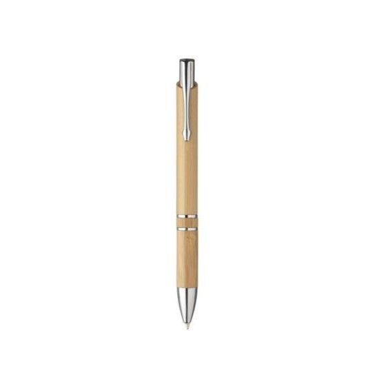 Bamboo Pen with Metal Rings