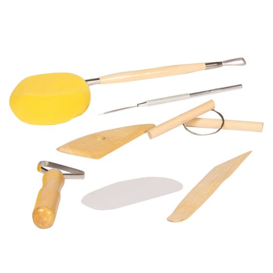 8 Piece Pottery & Clay Modelling Tool Sculpture Set
