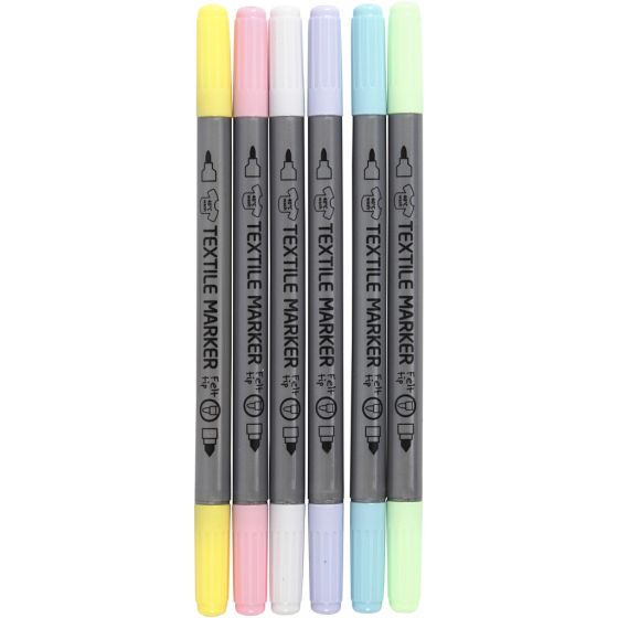 Kids Craft - Pastel Textile Marker Pens