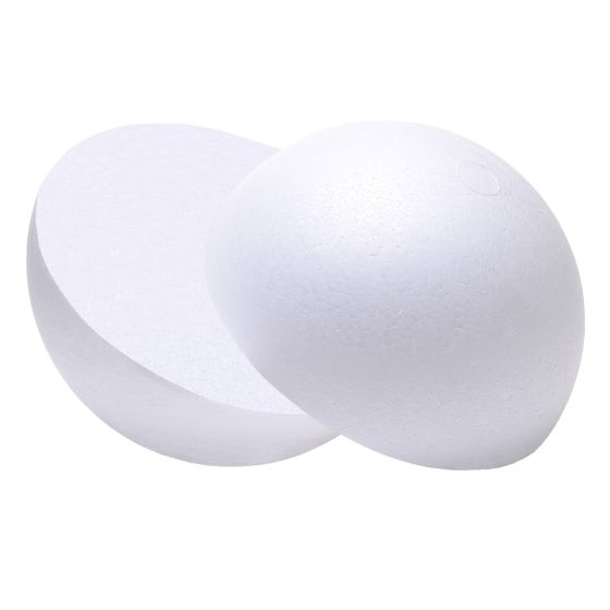 Solid Polystyrene Half Balls / Styrofoam Half Balls