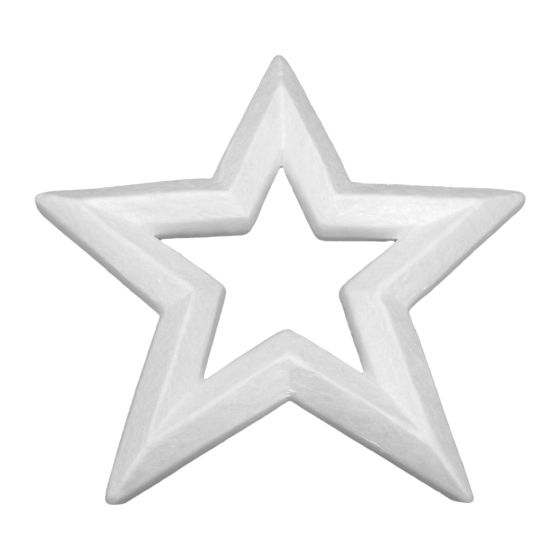 Polystyrene Star Outline