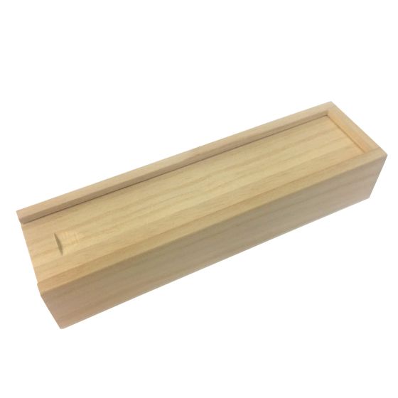 20cm Sliding Lid Rectangular Pencil Box - WBM0007