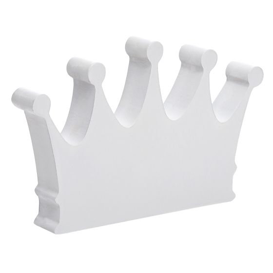 16cm White Freestanding Crown - WBM0172