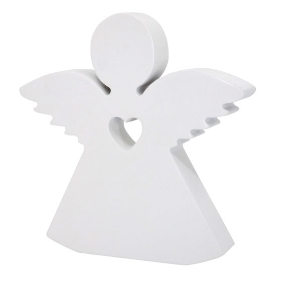 15cm White Freestanding Angel - WBM0207