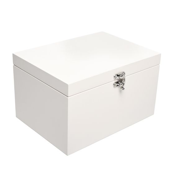30cm White Rectangular Box - WBM5005