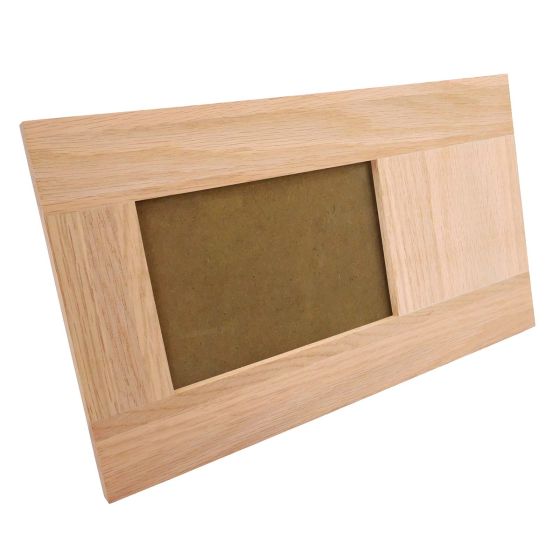 6" x 4" Unvarnished Photo Frame with Engraving Area - WBM5230