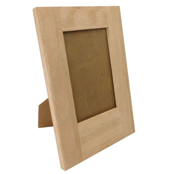 6" x 4" Unvarnished Oak Photo Frame - WBM5231