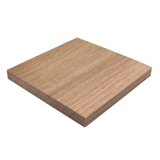 10cm Unvarnished Oak Coaster - WBM5233