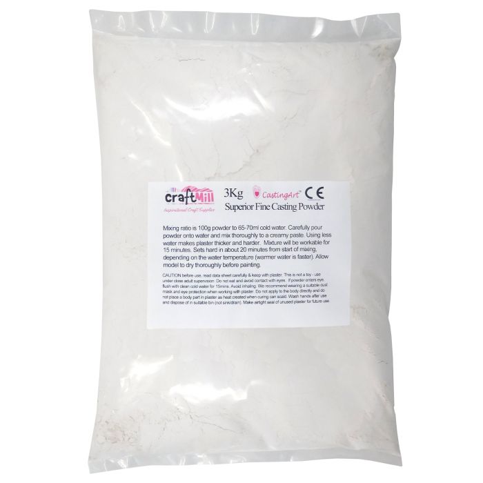 Plaster of Paris Casting Plaster - two types of plaster In a Range of Pack  Sizes