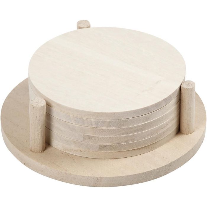 Plain wooden coasters new arrivals