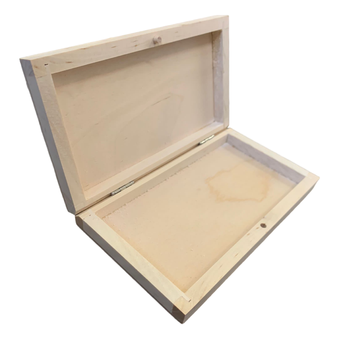 Flat wooden box hotsell