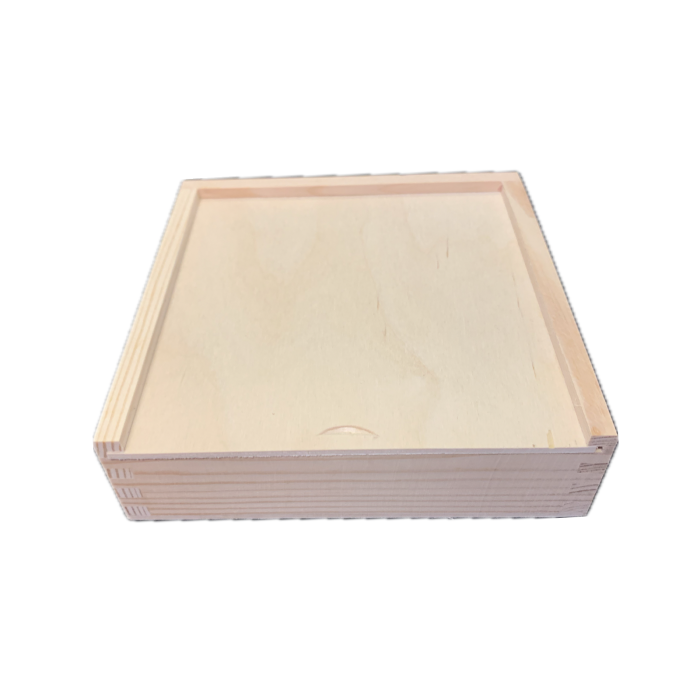 Small wooden square box hotsell