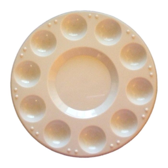 Round Plastic Artist Acrylic Oil Paint Mixing Palette Craftmill