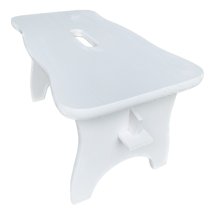 Wooden stool shop with handle
