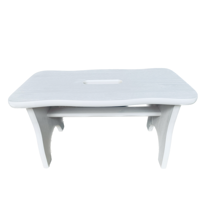 Wooden stool with handle discount