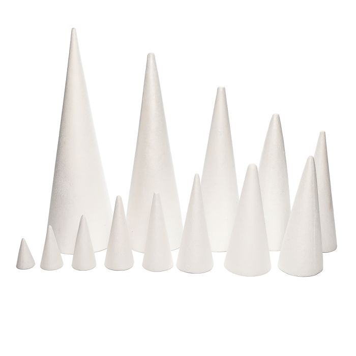 Polystyrene / Styrofoam Cones