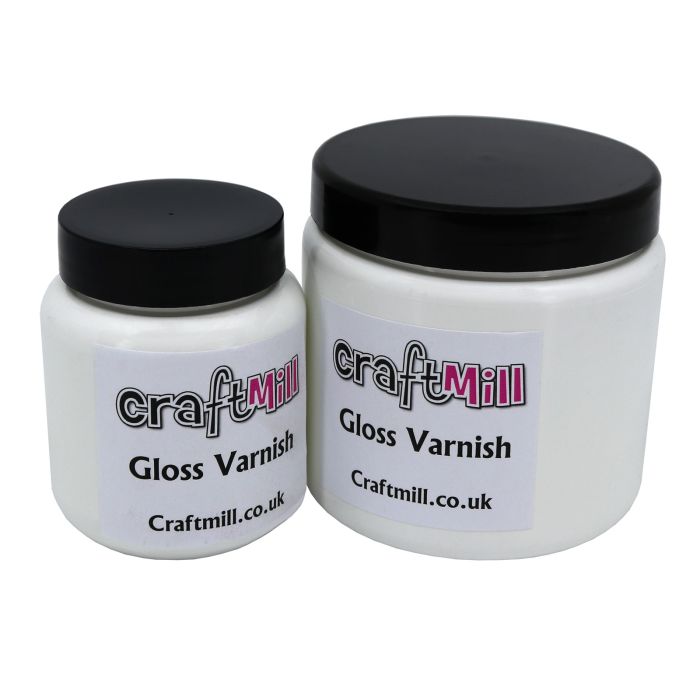 Gloss Polyurethane Varnish for Art, Craft, DIY, Clay, Sculpey and