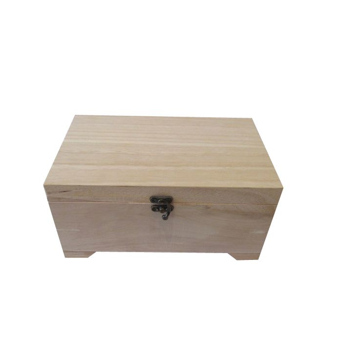 Plain Wooden Jewellery Baby Keepsake Sewing Box or Christmas Eve Box with Removable Tray Craftmill