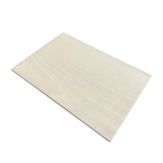 30cm x 20cm Plain Rectangular Beech Wood Chopping Board or Plaque - Angular Corners
