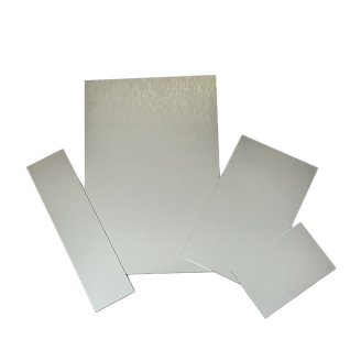 Brushed Silver-Effect Weatherproof Acrylic Inscription or Urn Memorial Plaques  – Choose Size