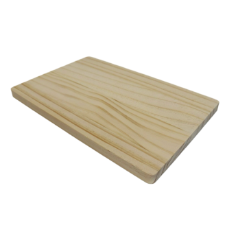 Plain Budget Pine Wooden 30cm Rectangular Chopping Board, Cheese Board, Plaque, Plinth, Door Sign - Unvarnished