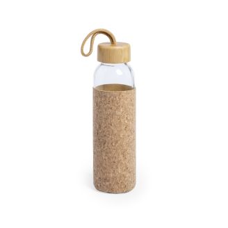 Water Bottle with Bamboo Lid