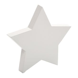 16.3cm White Freestanding Star - WBM0203
