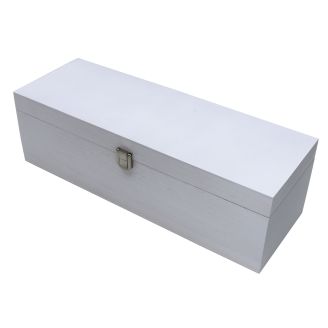 WBM1702 - White Painted Wine or Champagne Box