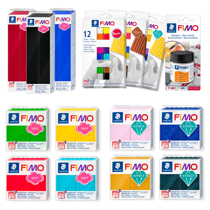 Fimo FIMO Soft & Effect Polymer Clay - Craft & Hobbies from Crafty Arts UK